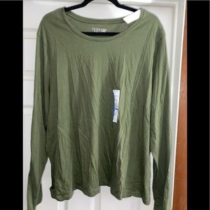 Olive green new long sleeve t-shirt